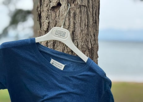 maison margiela blue tops