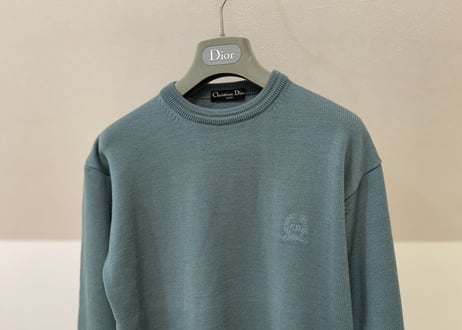 christian dior green knit