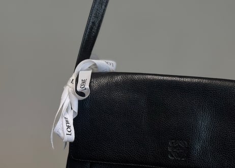 loewe anagram leather shoulder bag