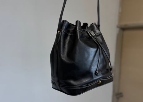 gold pfeil leather shoulder bag