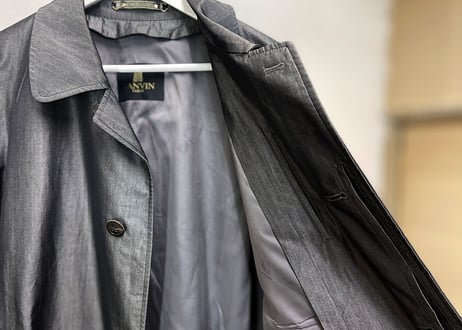 lanvin silk coat
