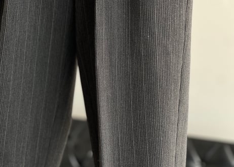 80s versace istante stripe set up suit