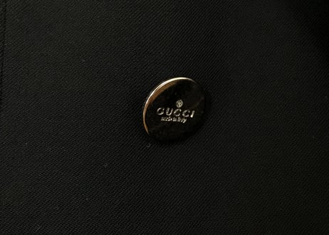 80s gucci double  tailored jacket