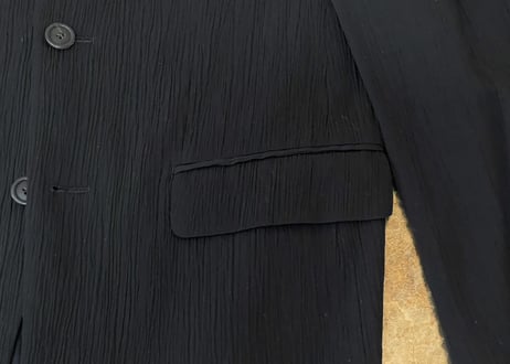 issey miyake over size pleats jacket