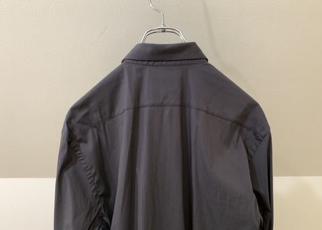prada pocket shirt gray
