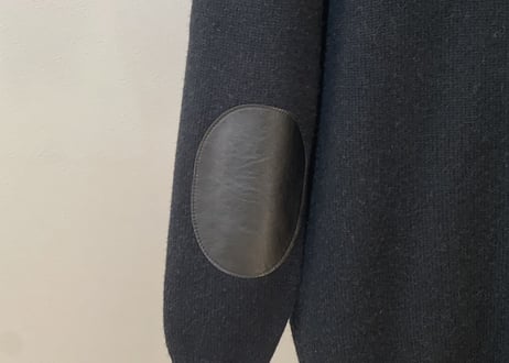 saint laurent paris 2015ss elbow patch cardigan