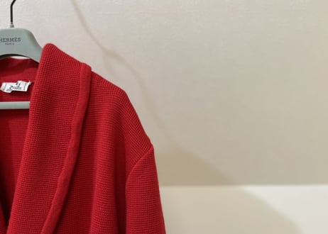 hermes double knit jacket