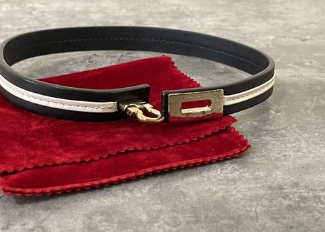 salvatore ferragamo leather bracelet