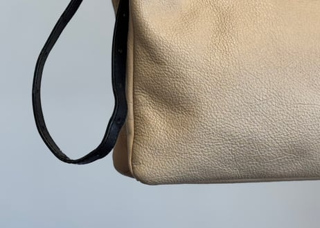 mm6 leather logo shoulder bag