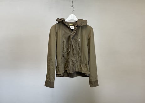 mm6 maison margiela military jacket khaki