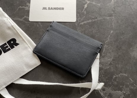 jilsander 2023ss leather case black dead stock