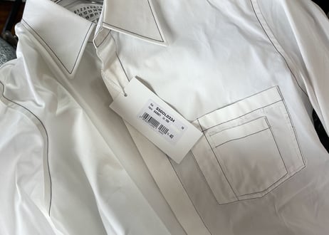2018ss maison margiela stitch shirt dead stock