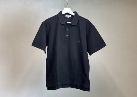 hermes "H" logo over size polo shirt
