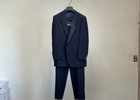 dior three piece set up tuxedo set up suit dead stock