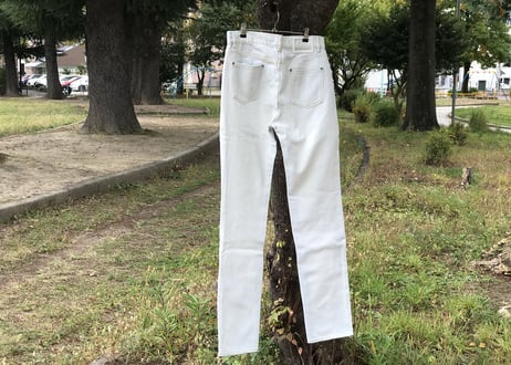 2019ss maison margiela bleach denim dead stock