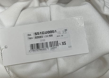2019aw maison margiela over size hoodie dead stock