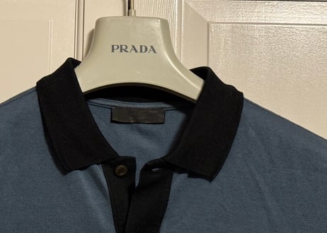 prada logo polo shirt