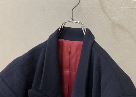 80-90s pure cashmere wool double long coat #11