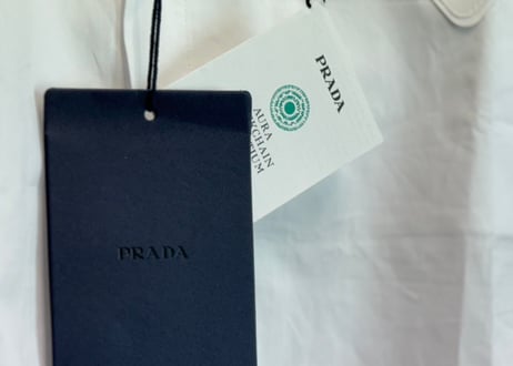prada 2025ss logo shirt jacket dead stock