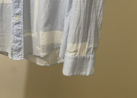 maison margiela 2014ss sky blue shirt