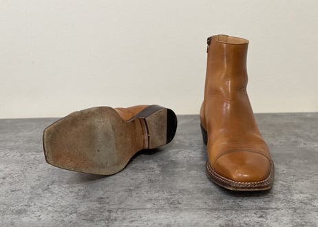 maison margiela "replica" leather heel boots 43