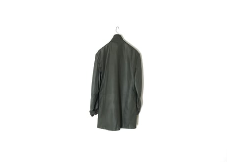 2013aw loewe leather coat