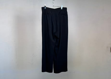 emporio armani  tropical wool wide trousers