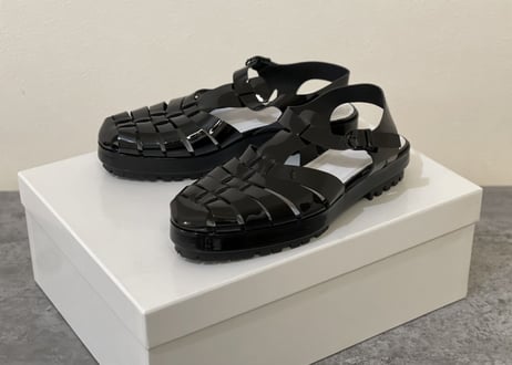 maison margiela leather sandals dead stock