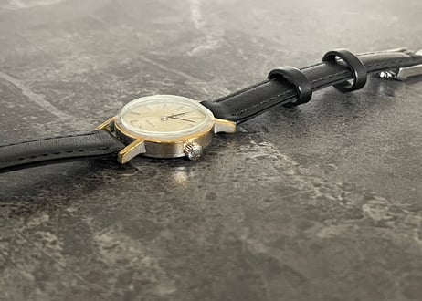 vintage omega "Genève" mechanical watch round