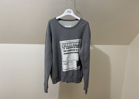maison margiela 2018aw stereotype sweat