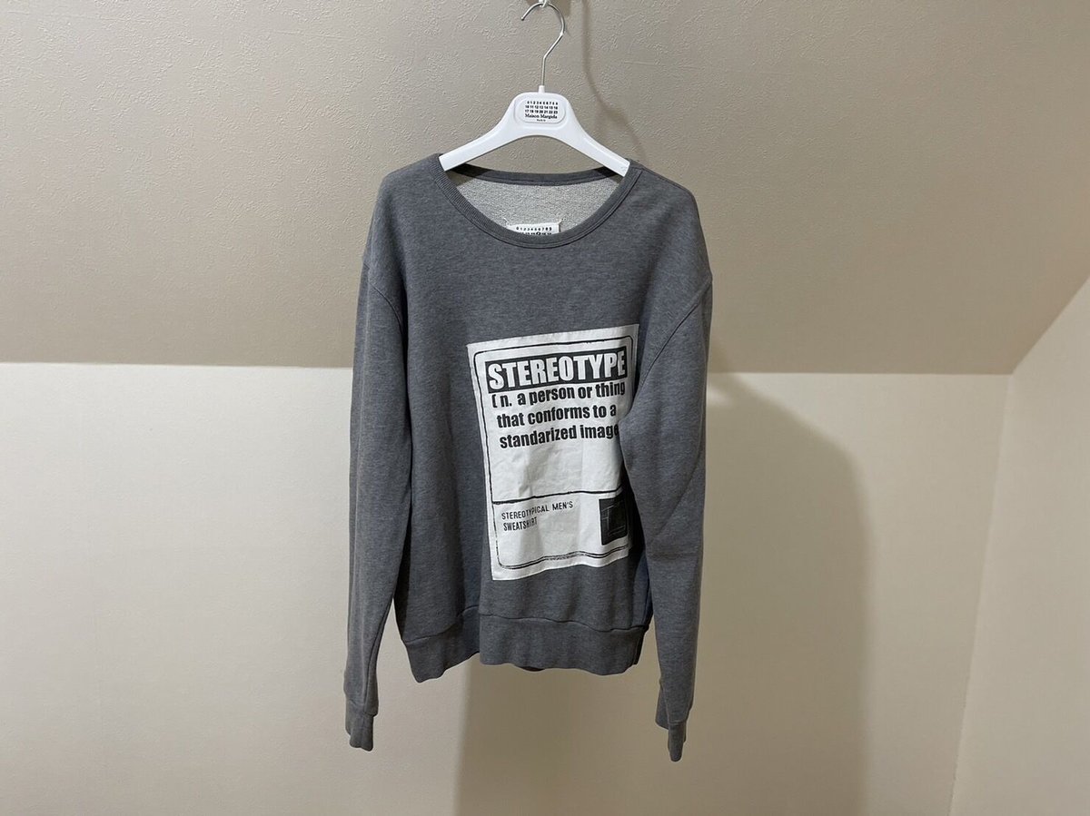 maison margiela 2018aw stereotype sweat | weeke