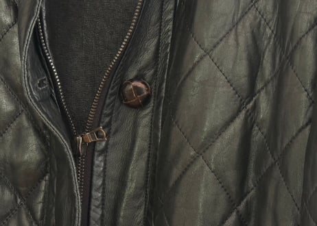jilsander "本人期" leather jacket