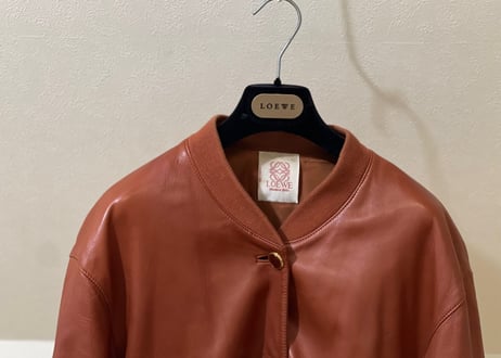 80s loewe leather jacket