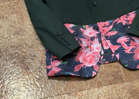 yoshio kubo green set up suit