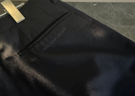 balenciaga tack trousers dead stock