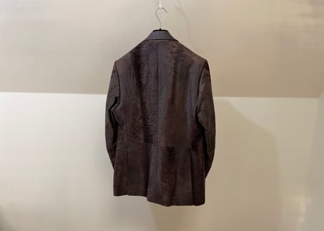 loewe unborn calf leather jacket