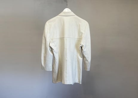 80-90s loewe anagram leather jacket