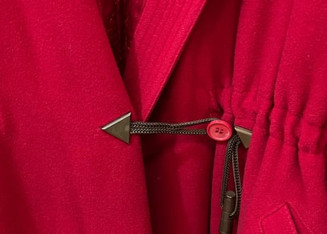 80s versace shawl long coat