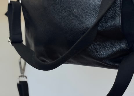 mm6 leather shoulder bag