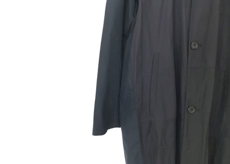 00s prada bicolor long shirt coat