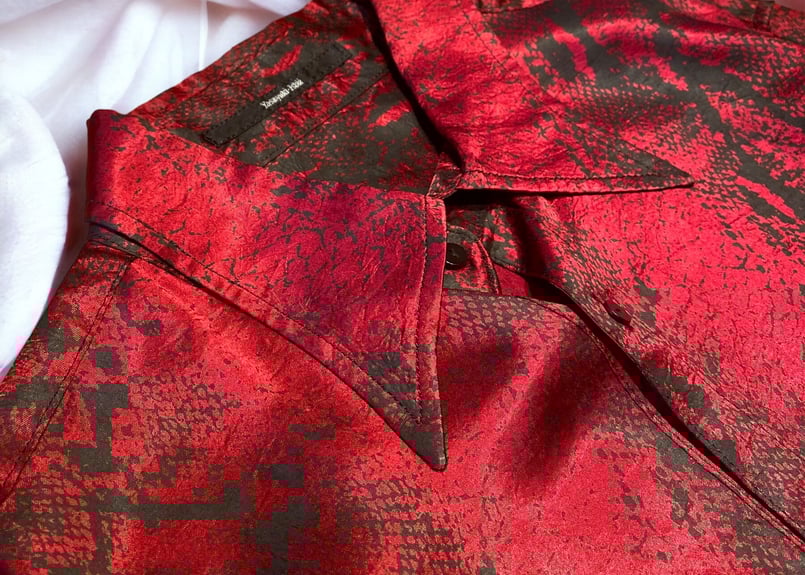 yasuyuki ishii python pattern shirt | weekend t 