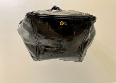 yves saint laurent rive gauche leather bag black