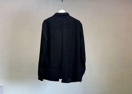 maison margiela acetate shirt jacket dead stock