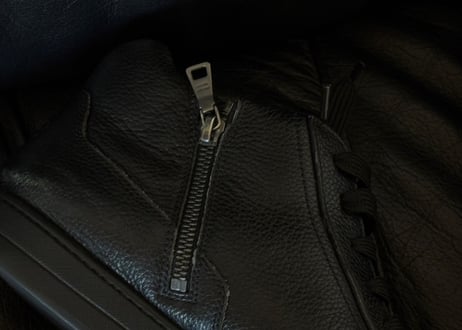 prada leather sneakers #1