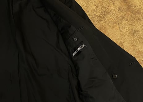 isseymiyake no collar double jacket