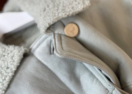 hermes mouton leather coat