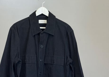lemaire over size shirt coat