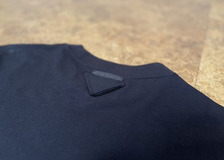 prada back logo tops