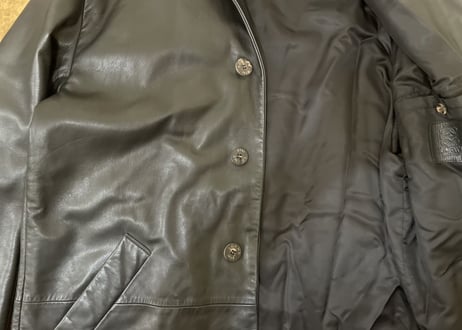 loewe leather coat