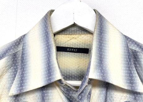 gucci snake design silk shirt